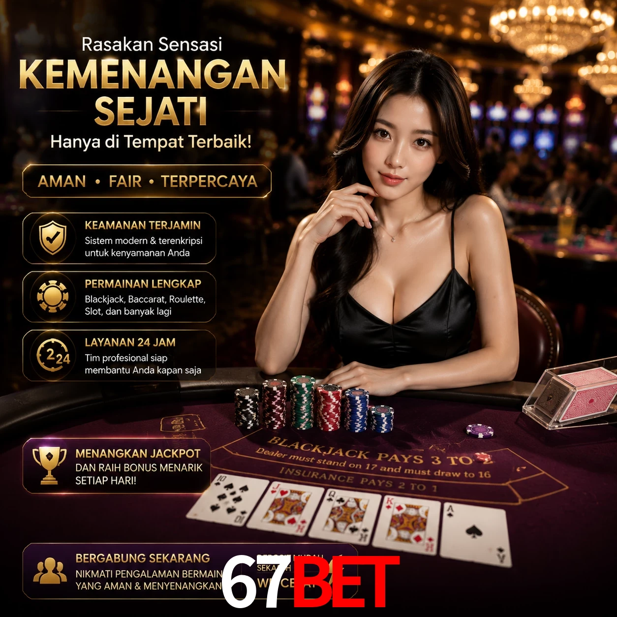 Bônus exclusivos membros VIP 67bet